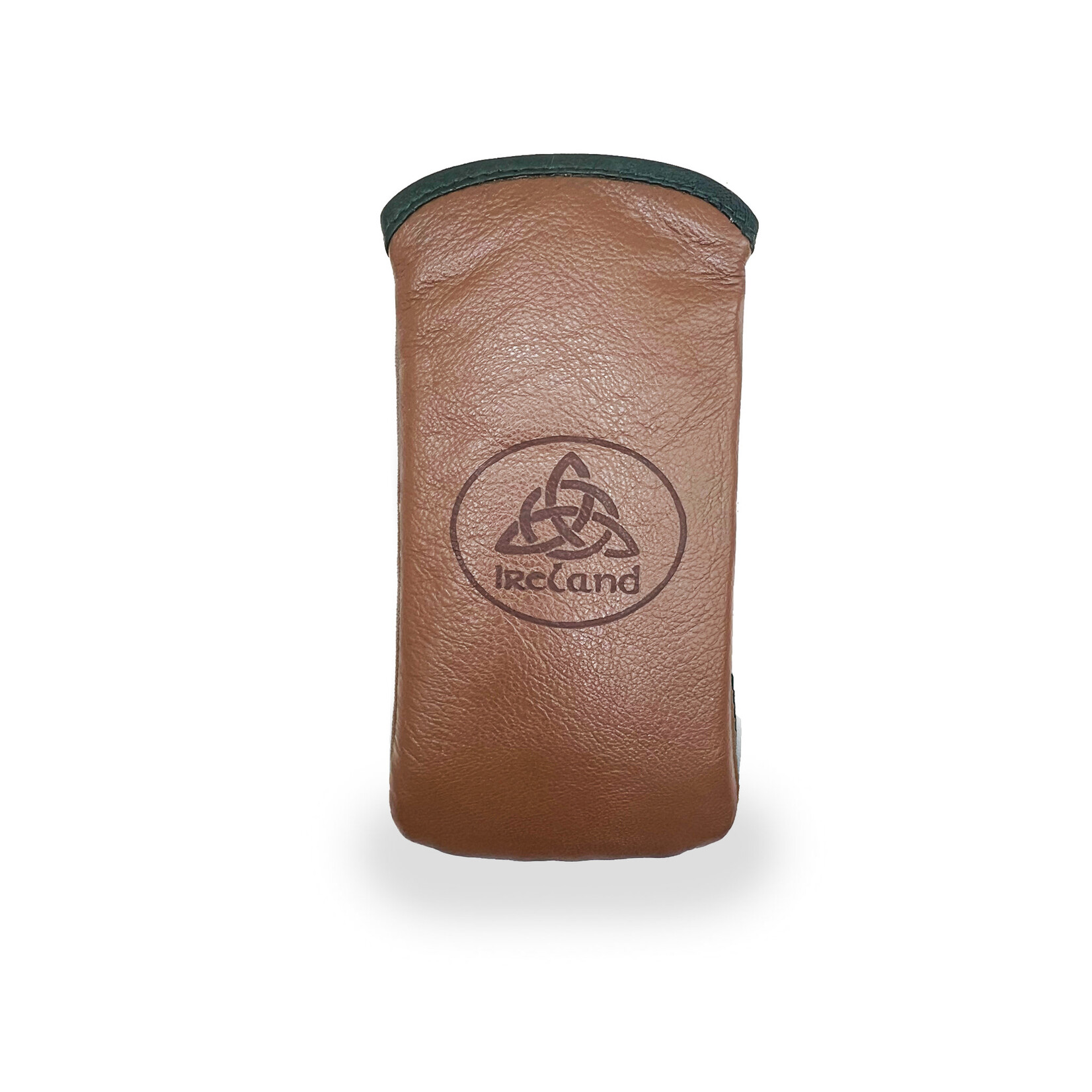 ACCESSORIES TINNAKEENLY GLASSES SLIP CASE - Trinity Grn/Tan Leather