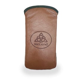 ACCESSORIES TINNAKEENLY GLASSES SLIP CASE - Trinity Grn/Tan Leather