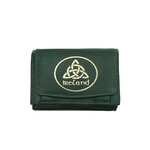 ACCESSORIES TINNAKEENLY 3 FOLD WALLET PURSE - Trinity Grn/Gold Leather