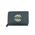 ACCESSORIES TINNAKEENLY LADIES WALLET PURSE - Ireland Grn/Gold Leather
