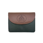 ACCESSORIES TINNAKEENLY BACK ZIP PURSE - Trinity Grn/Tan Leather