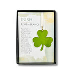 DECOR STAINED GLASS SHAMROCK - Irish Remembrance