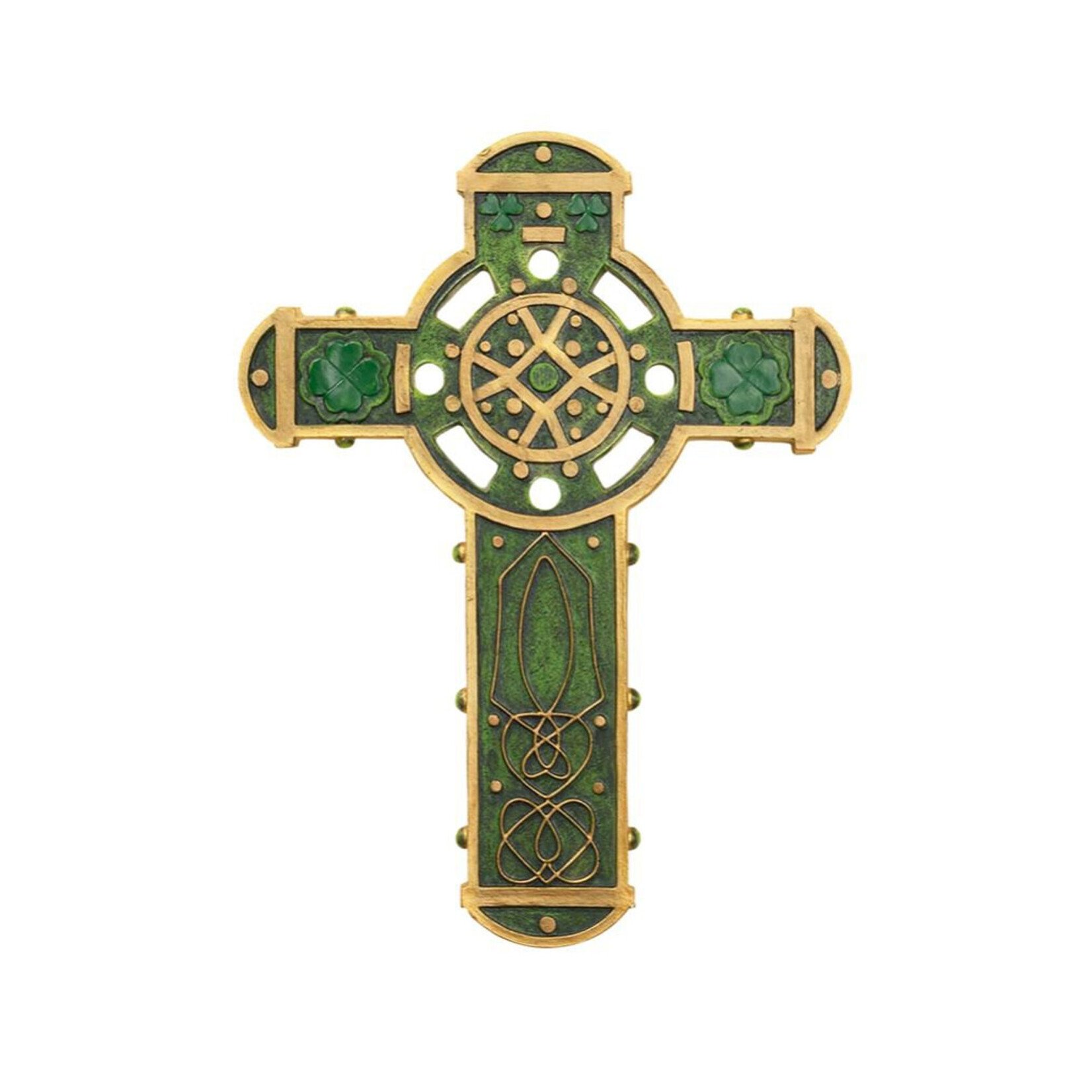 CELTIC CROSSES GREEN CELTIC KNOTS WALL CROSS