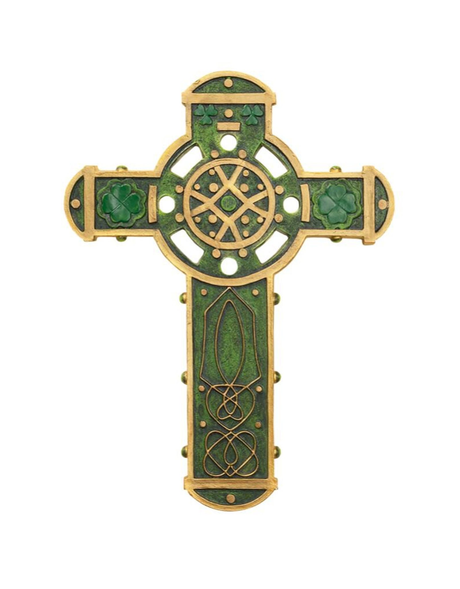 CELTIC CROSSES GREEN CELTIC KNOTS WALL CROSS