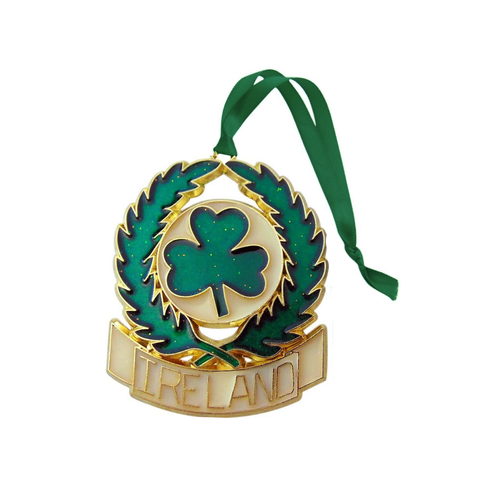 ORNAMENTS SHAMROCK IRELAND SUNCATCHER ORNAMENT
