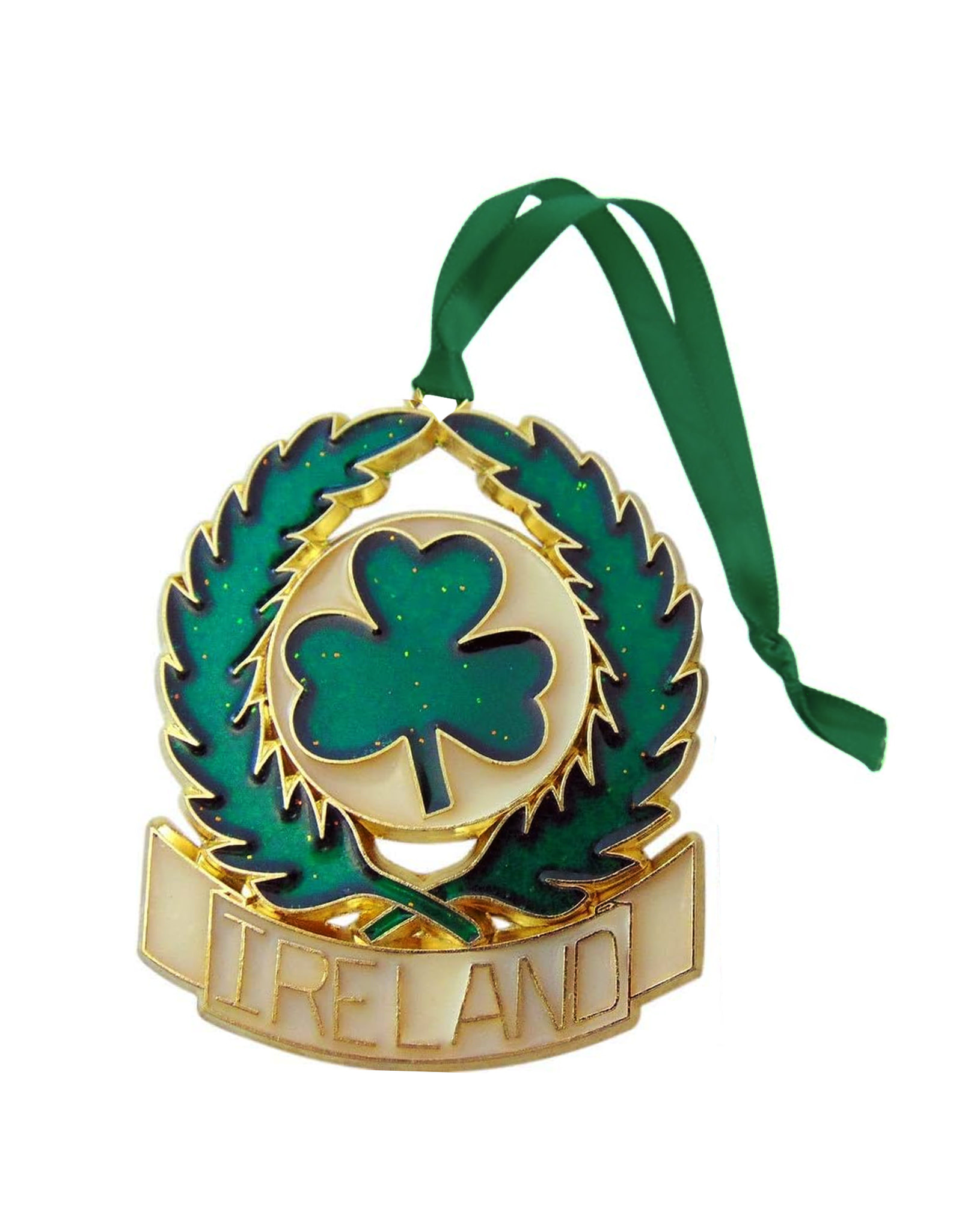 ORNAMENTS SHAMROCK IRELAND SUNCATCHER ORNAMENT