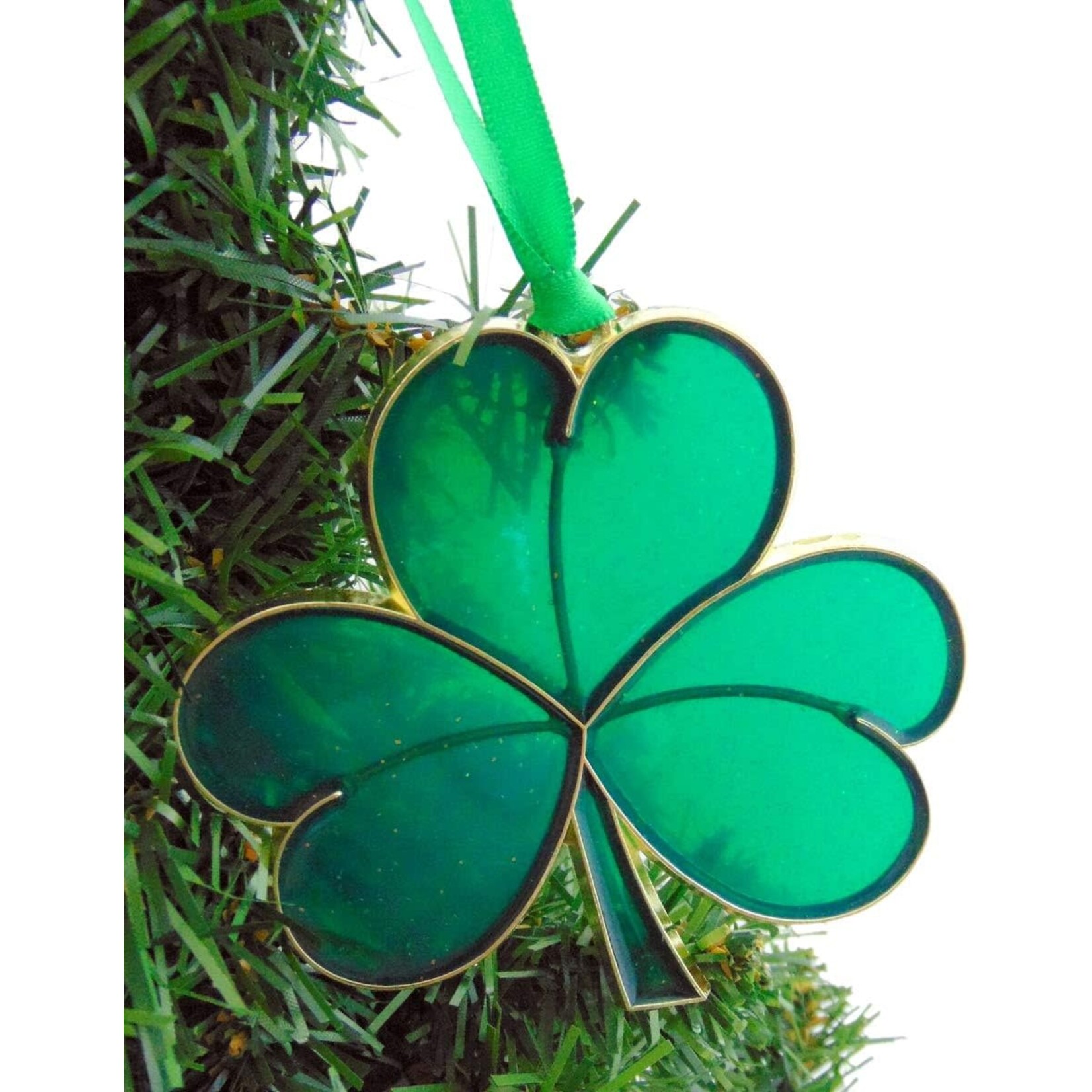 ORNAMENTS SHAMROCK SUNCATCHER ORNAMENT