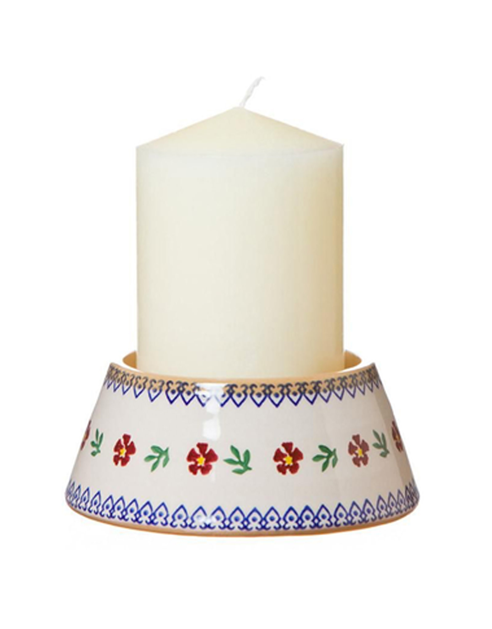 CANDLES NICHOLAS MOSSE REVERSE CANDLESTICK & CANDLE - Old Rose