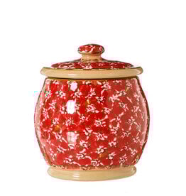 KITCHEN & ACCESSORIES NICHOLAS MOSSE SML ROUND LIDDED JAR - Red Lawn