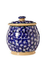 KITCHEN & ACCESSORIES NICHOLAS MOSSE SML ROUND LIDDED JAR - Dk Blue Lawn