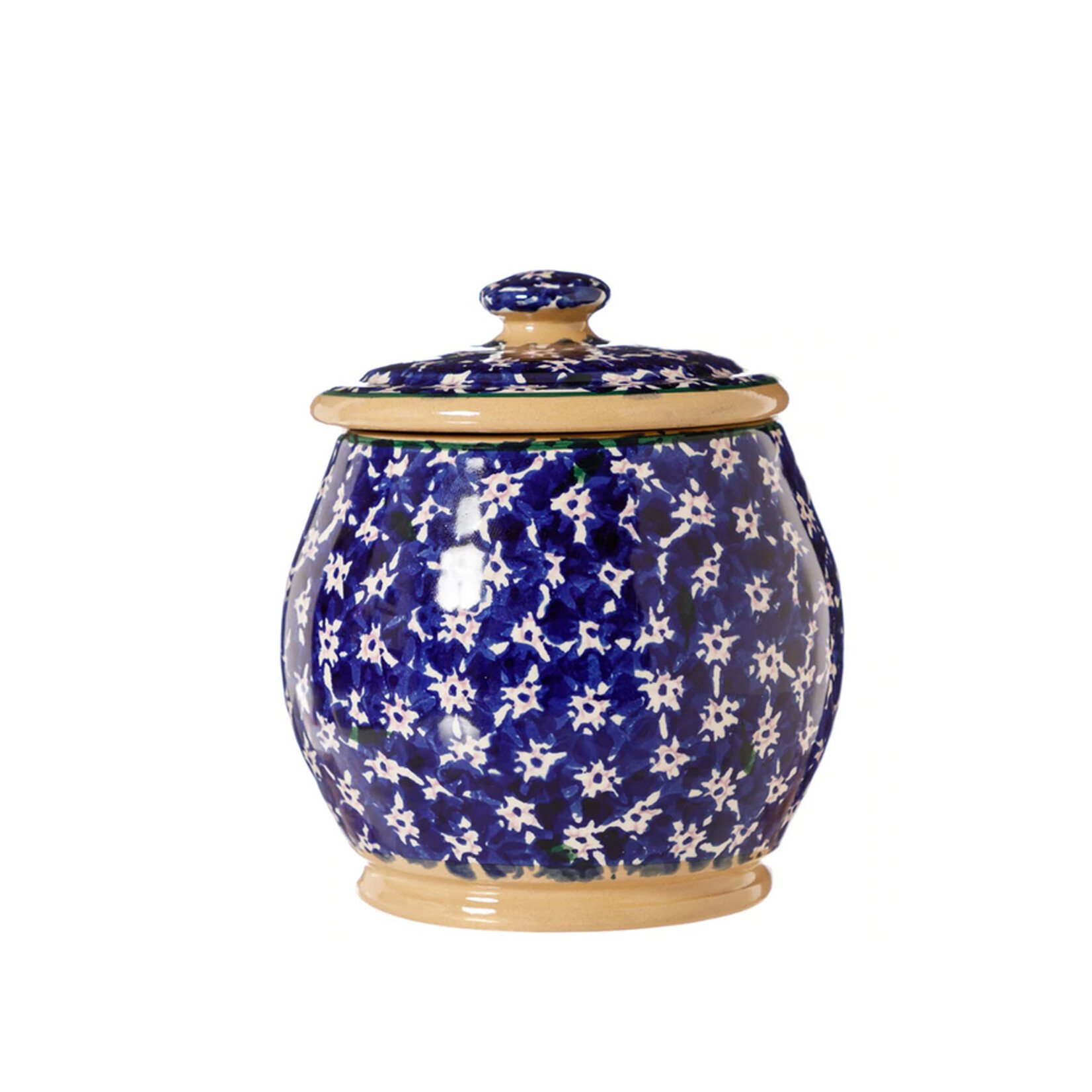 KITCHEN & ACCESSORIES NICHOLAS MOSSE SML ROUND LIDDED JAR - Dk Blue Lawn
