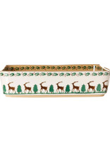 HOLIDAY NICHOLAS MOSSE LARGE RECTANGULAR OVEN DISH - Reindeer