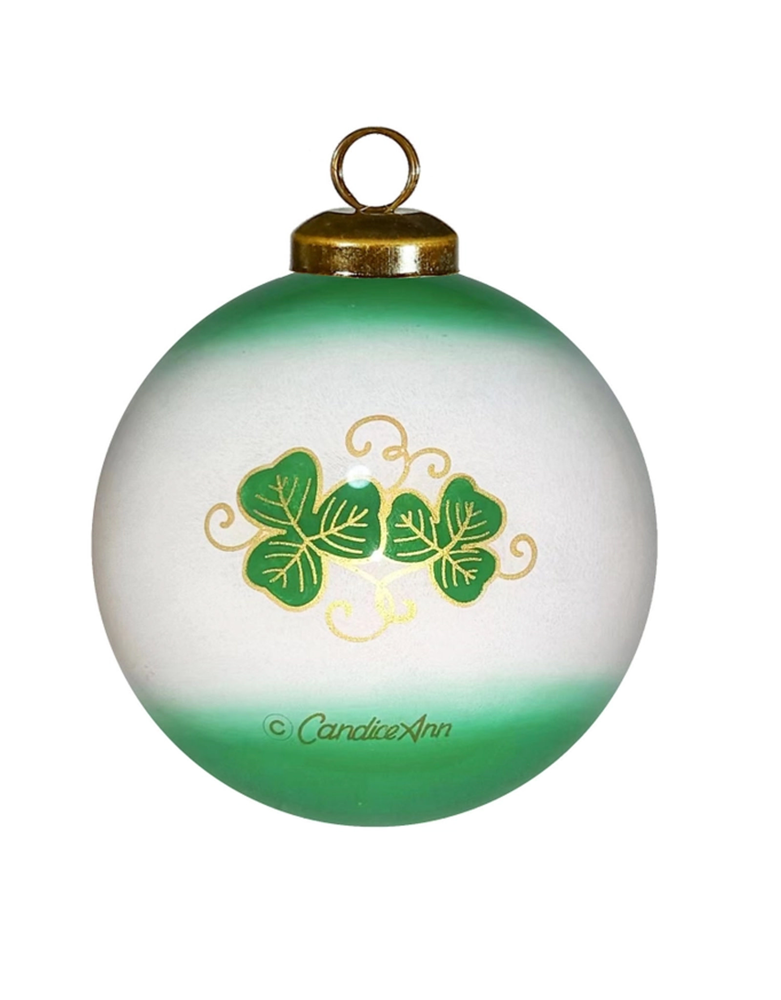 ORNAMENTS GLASS BAUBLE ORNAMENT - Celtic Love