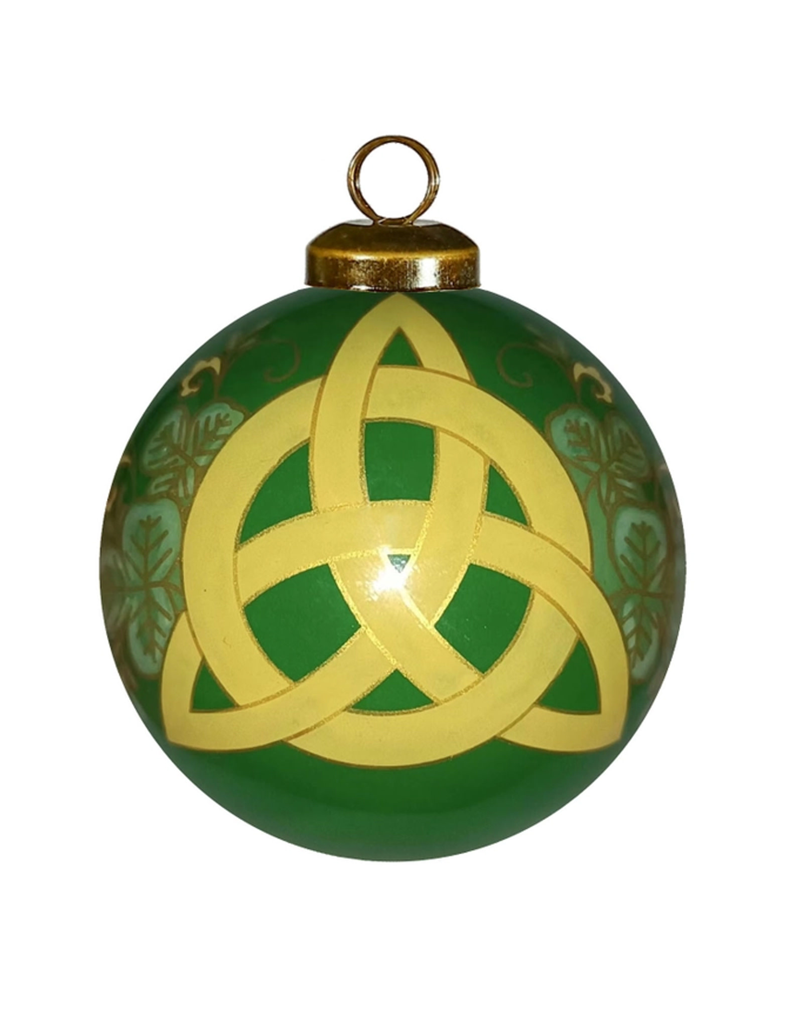 ORNAMENTS GLASS BAUBLE ORNAMENT - Trinity Knot