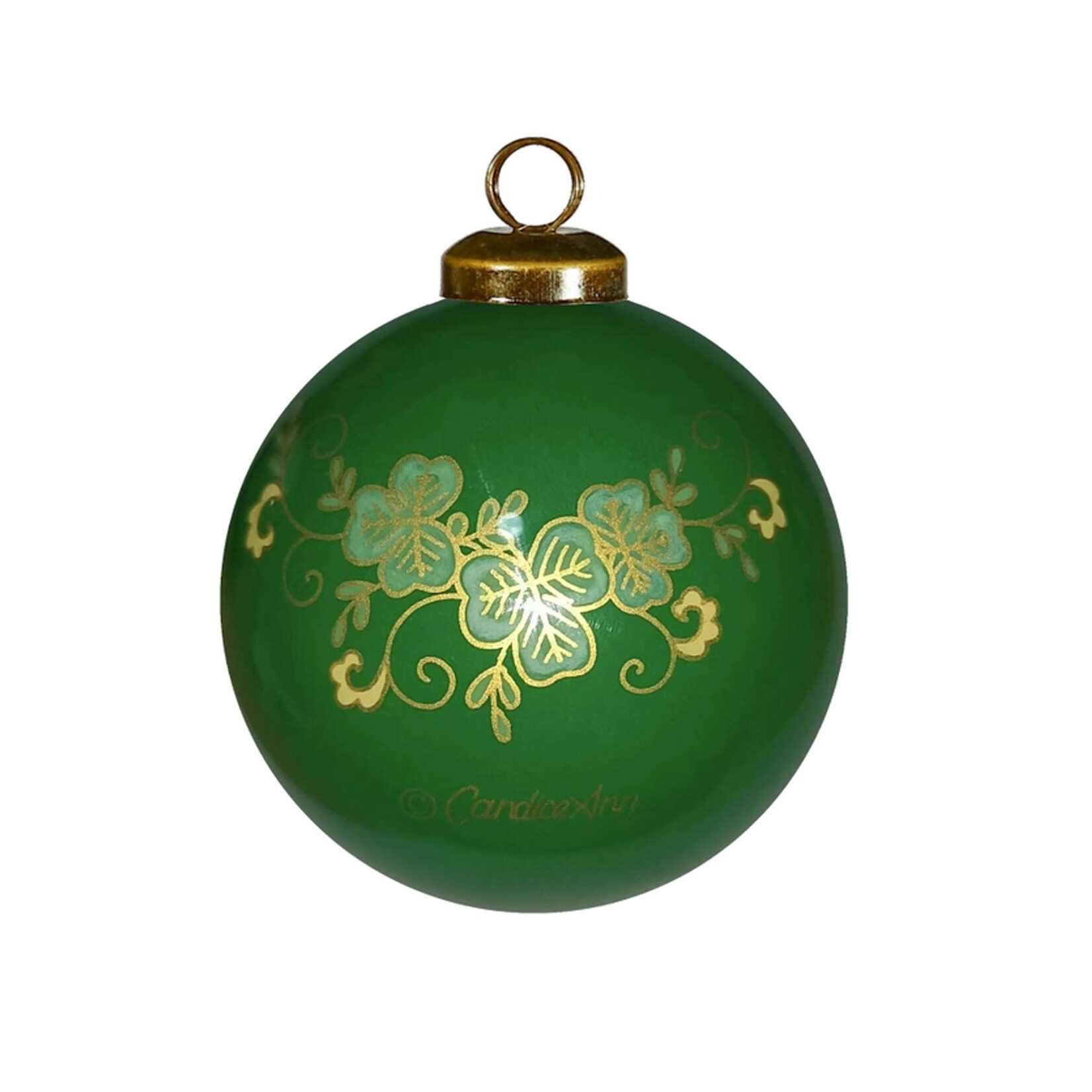 ORNAMENTS GLASS BAUBLE ORNAMENT - Trinity Knot