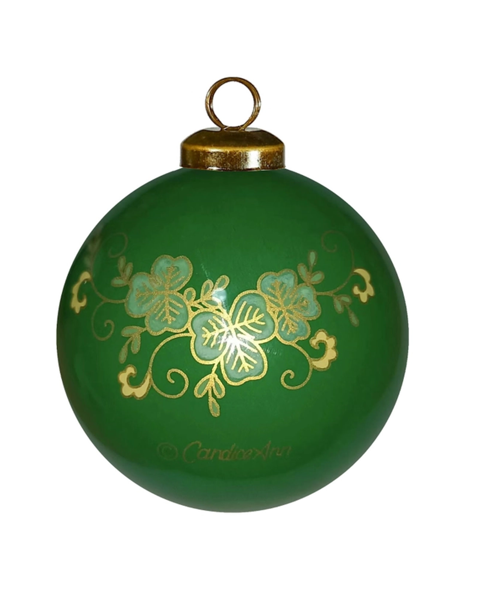ORNAMENTS GLASS BAUBLE ORNAMENT - Trinity Knot