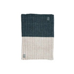 ACCESSORIES PF GREEN/CREAM MELANGE RIB KNIT SNOOD