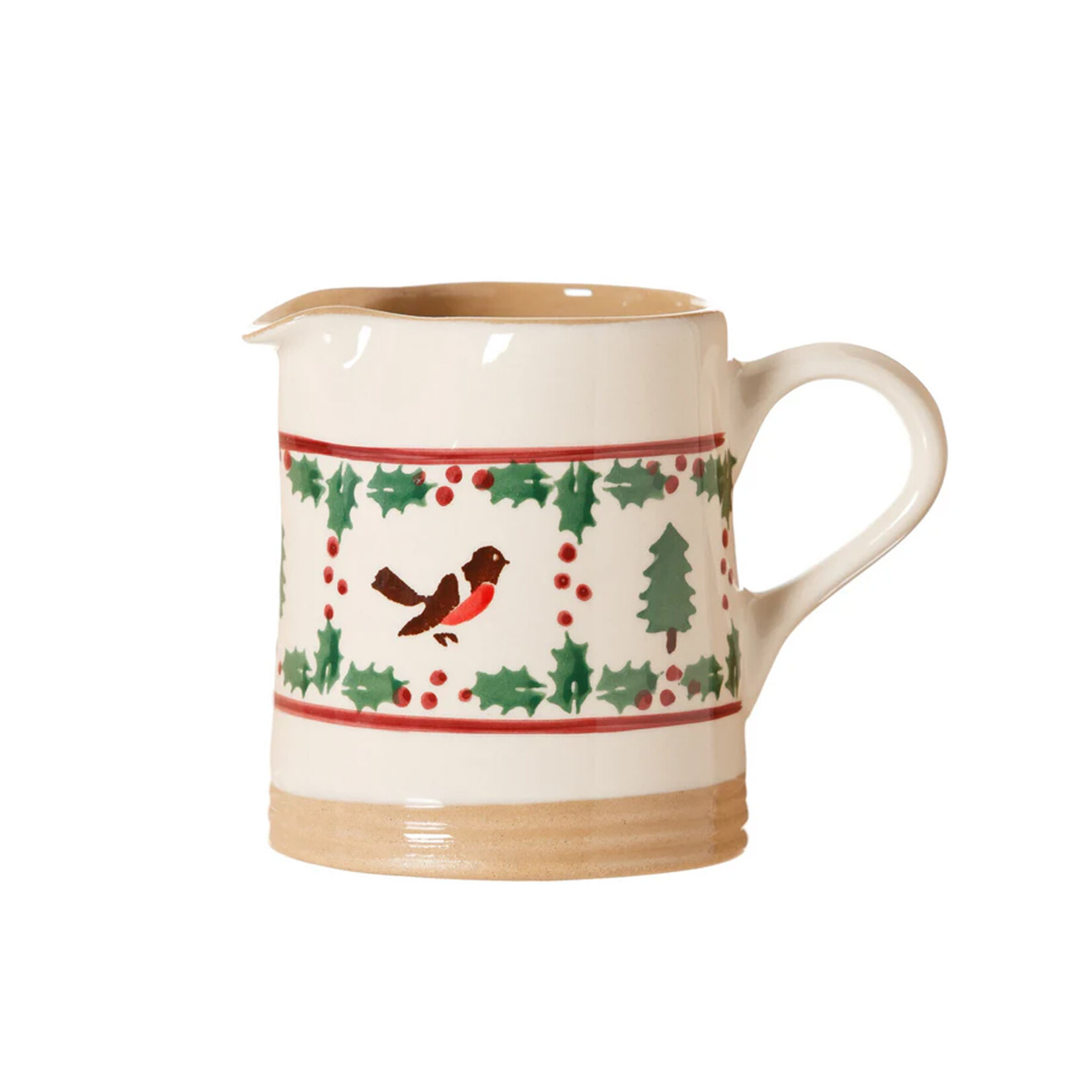 HOLIDAY NICHOLAS MOSSE SML CYLINDER JUG - Winter Robin