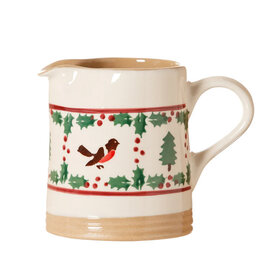 HOLIDAY NICHOLAS MOSSE SML CYLINDER JUG - Winter Robin