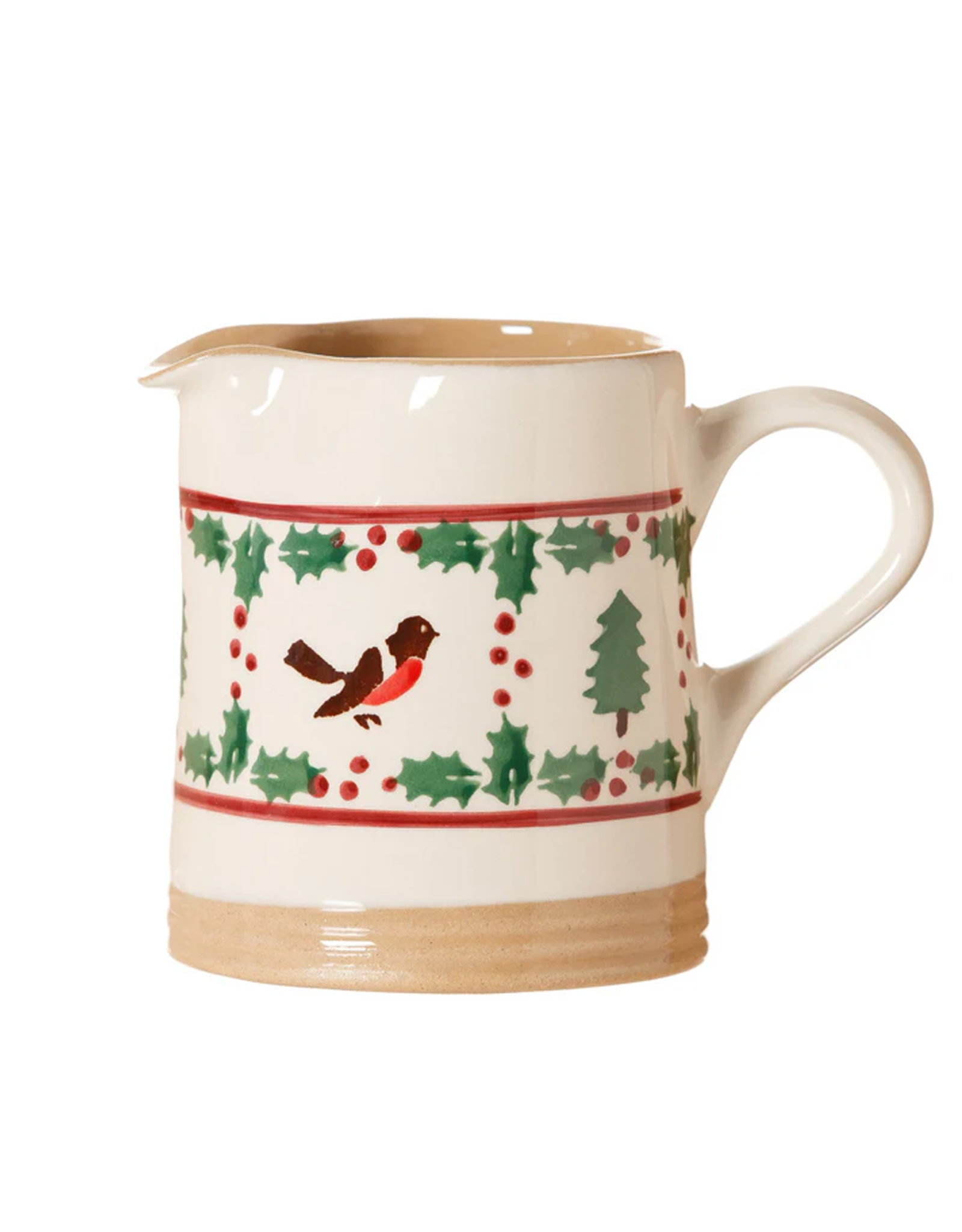 HOLIDAY NICHOLAS MOSSE SML CYLINDER JUG - Winter Robin