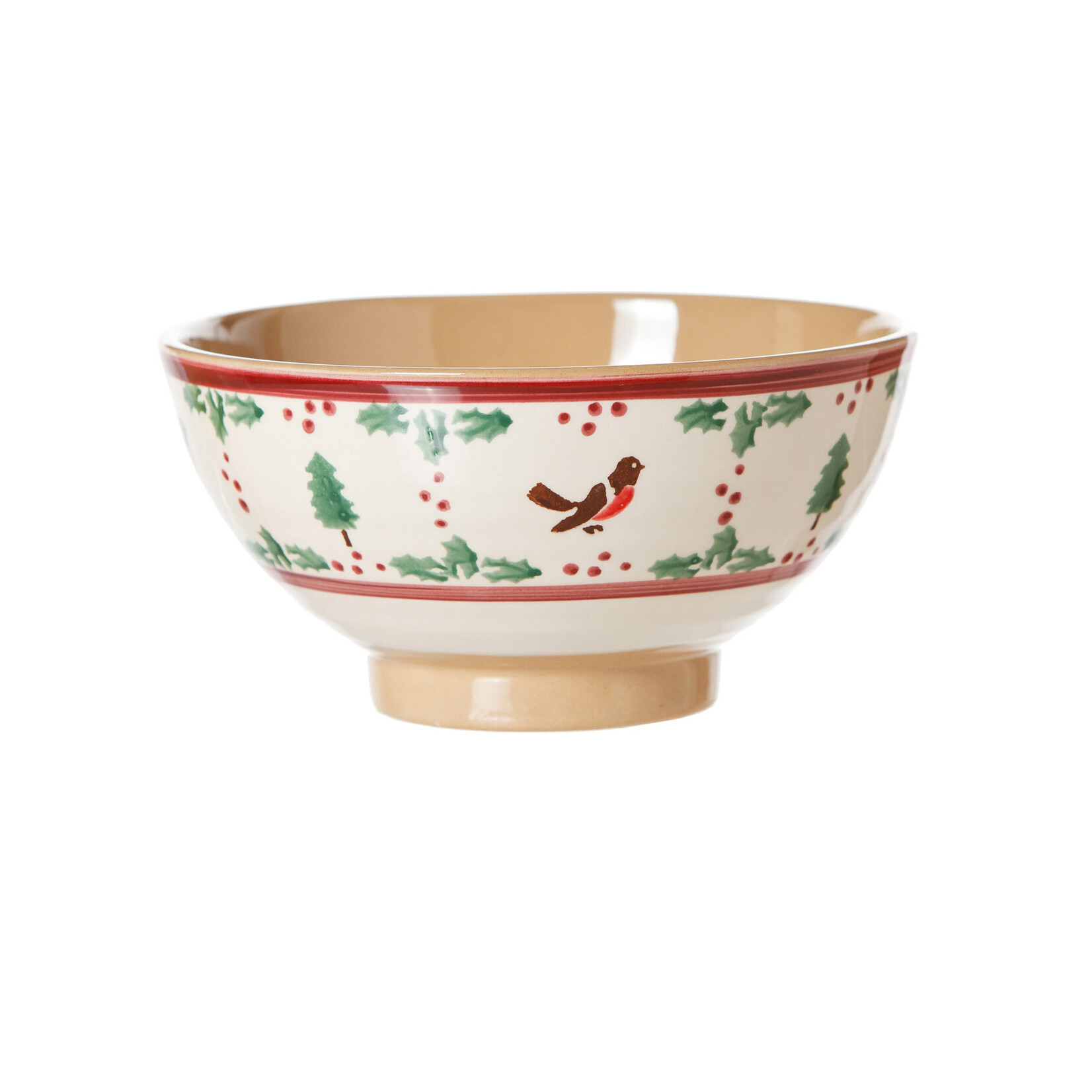 HOLIDAY NICHOLAS MOSSE VEGETABLE BOWL - Winter Robin