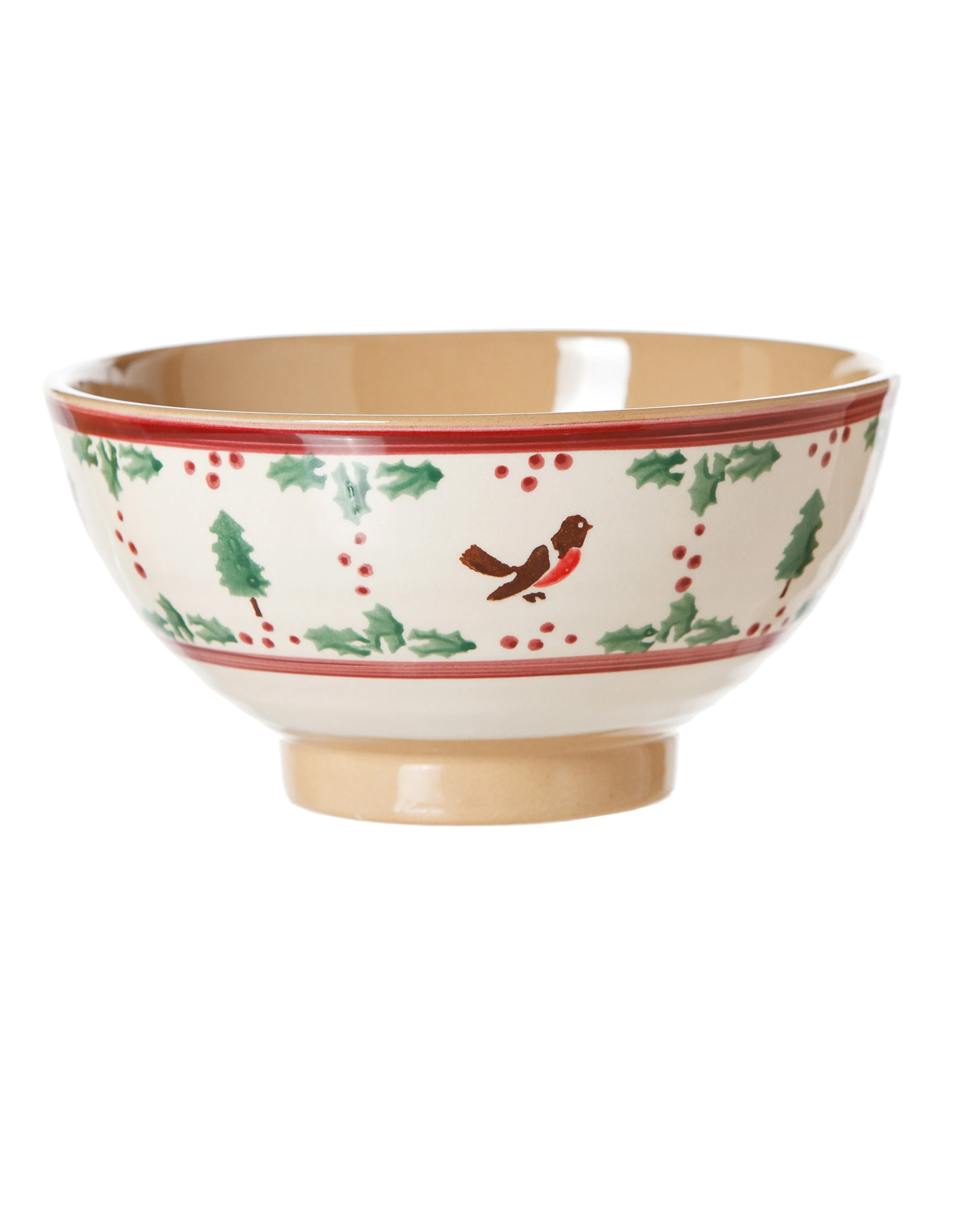 HOLIDAY NICHOLAS MOSSE VEGETABLE BOWL - Winter Robin