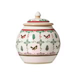 HOLIDAY NICHOLAS MOSSE COOKIE JAR - Winter Robin