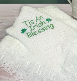 BABY BLANKETS "TIS an IRISH BLESSING" BABY BLANKET