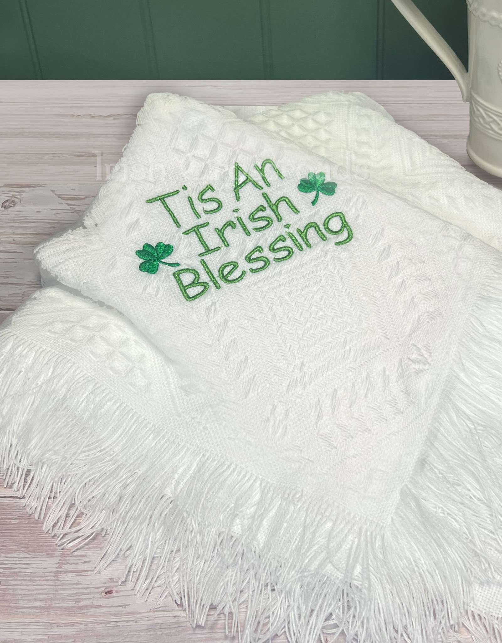 BABY BLANKETS "TIS an IRISH BLESSING" BABY BLANKET