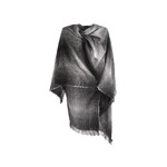 CAPES & RUANAS CELTIC RUANA - Charcoal Grey Check