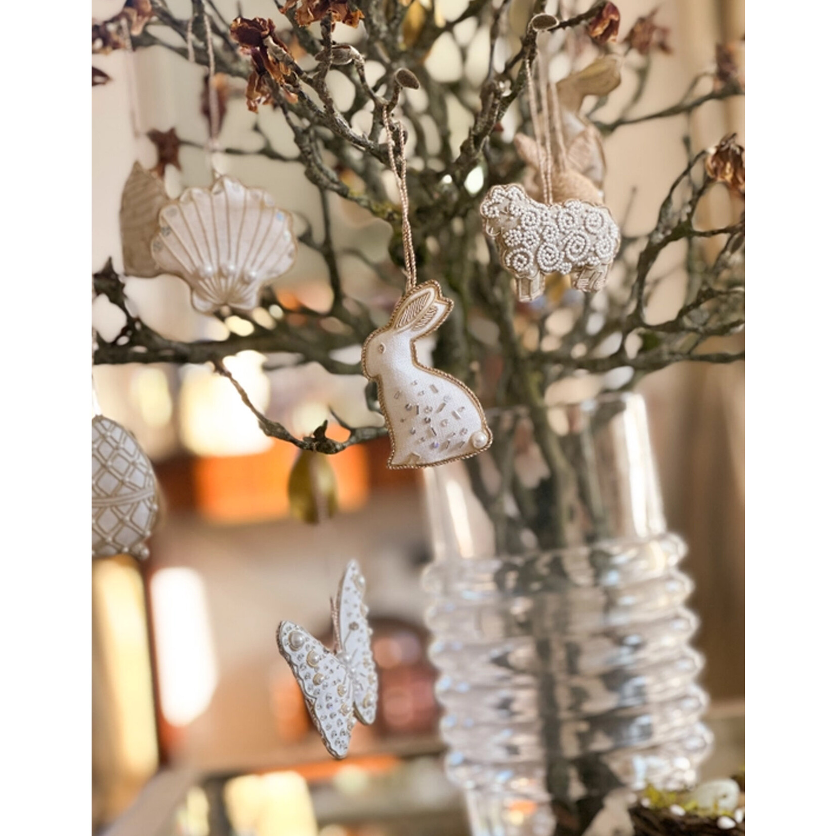 ORNAMENTS IRISH LINEN ORNAMENT - Sheep