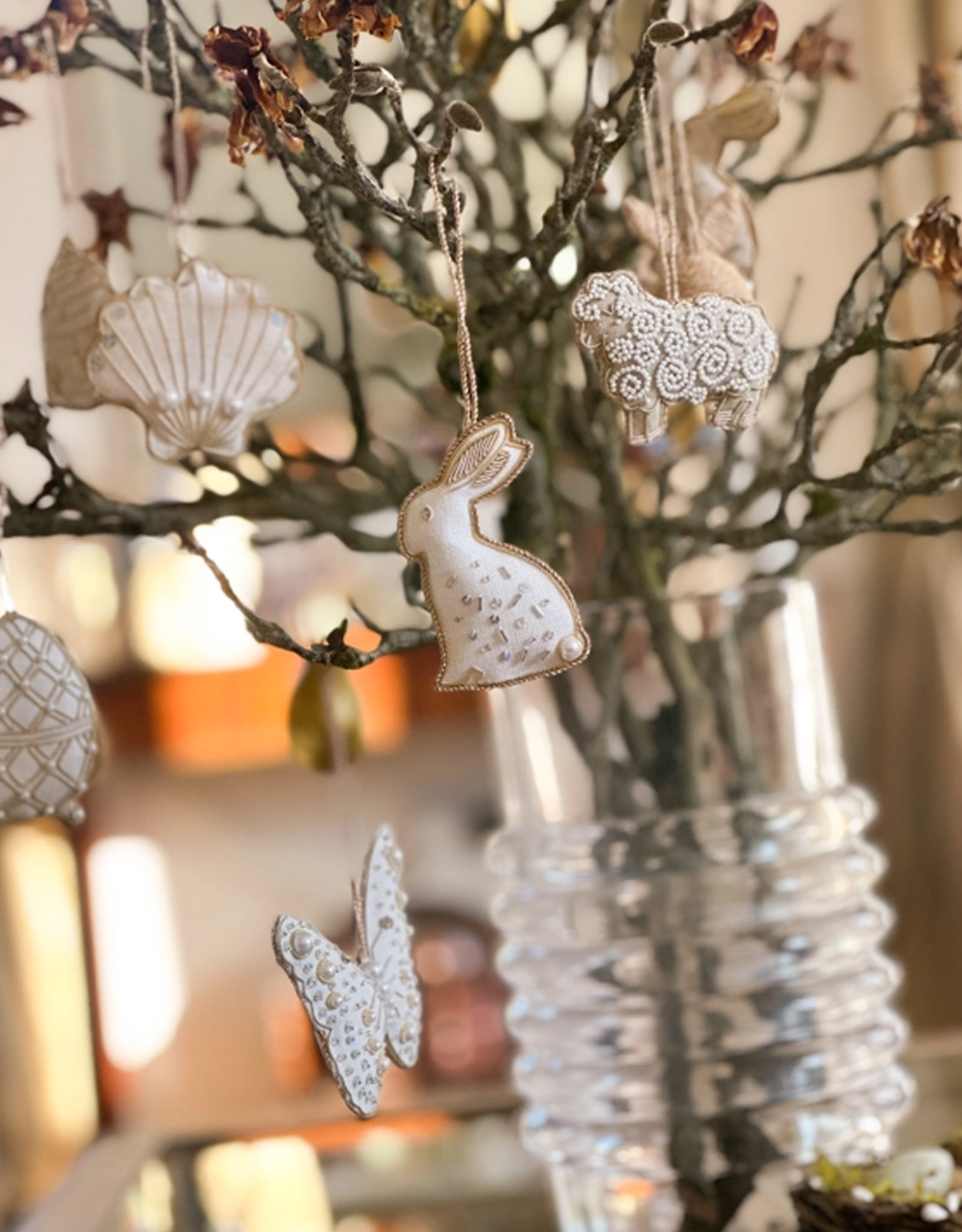 ORNAMENTS IRISH LINEN ORNAMENT - Sheep
