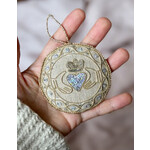 ORNAMENTS IRISH LINEN ORNAMENT - Claddagh