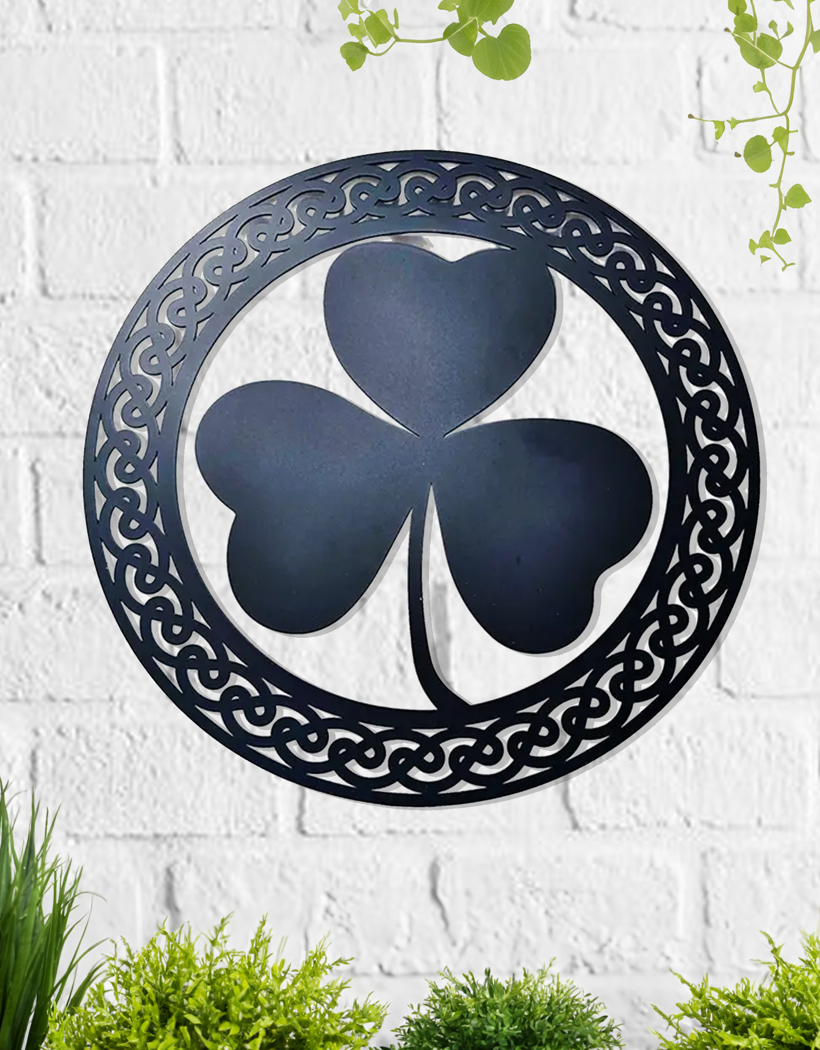 PLAQUES, SIGNS & POSTERS CELTIC WALL HANGING - Shamrock