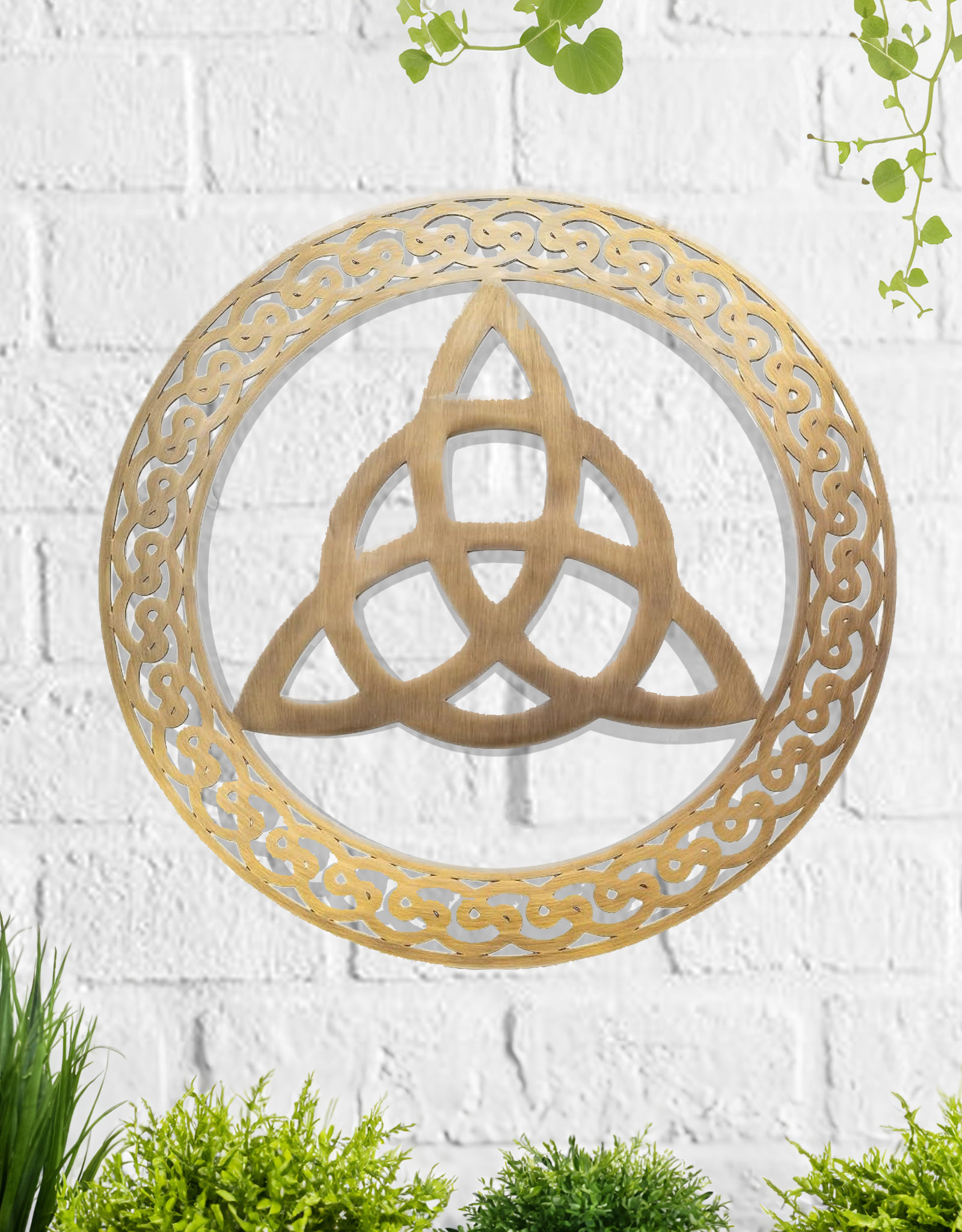 PLAQUES, SIGNS & POSTERS CELTIC WALL HANGING - Trinity Knot