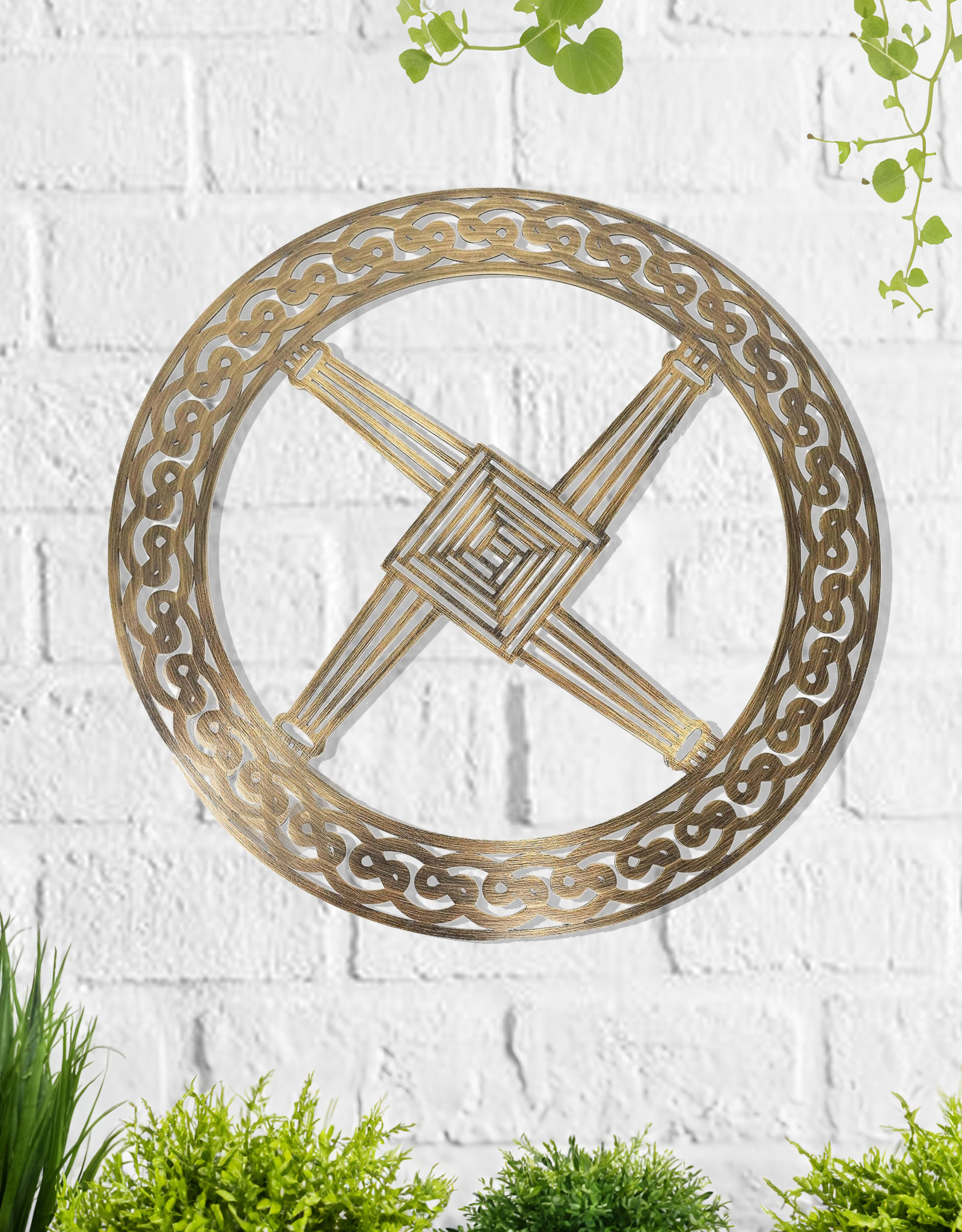 PLAQUES, SIGNS & POSTERS CELTIC WALL HANGING - St. Brigid's Cross