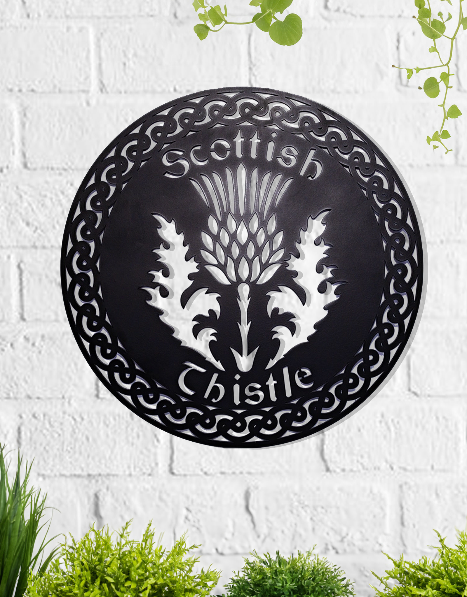 PLAQUES, SIGNS & POSTERS CELTIC WALL HANGING - Thistle