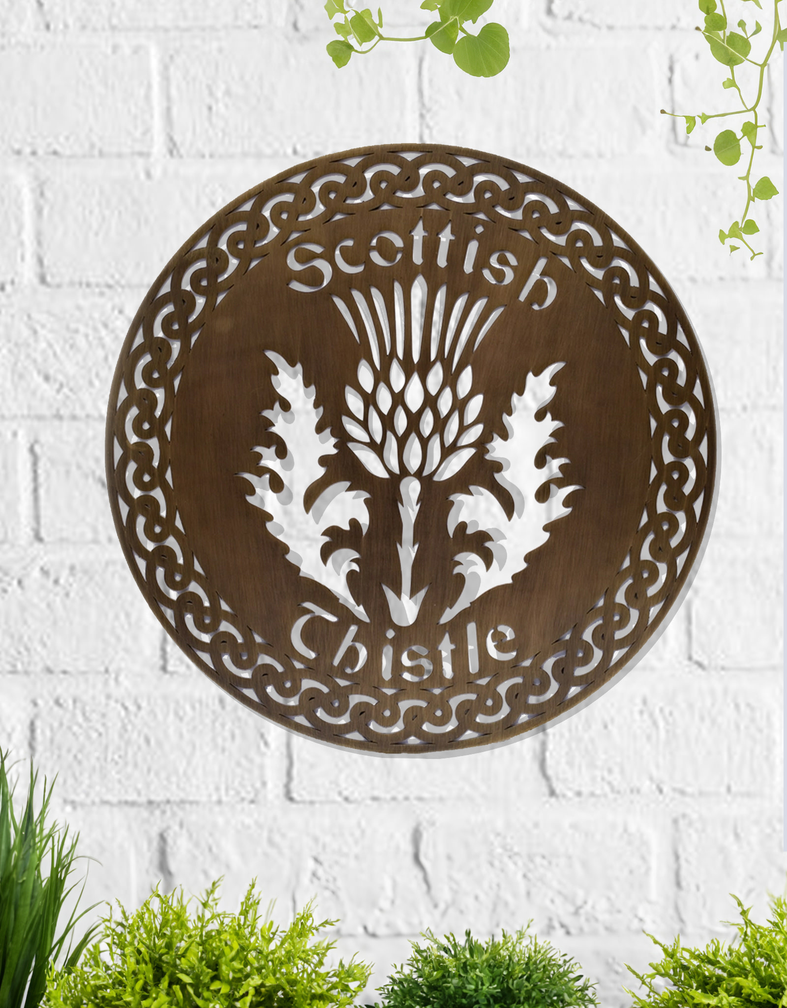 PLAQUES, SIGNS & POSTERS CELTIC WALL HANGING - Thistle