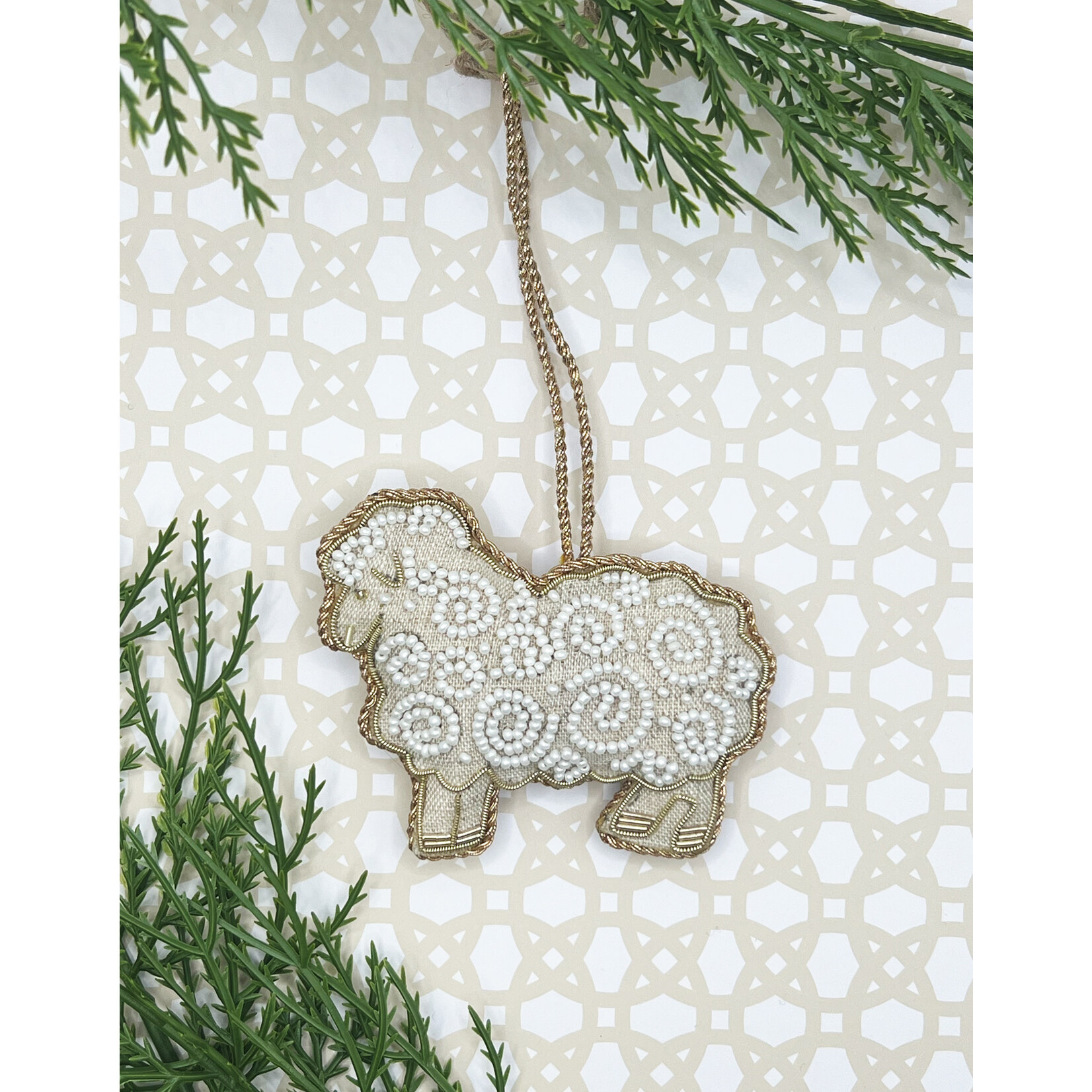ORNAMENTS IRISH LINEN ORNAMENT - Sheep