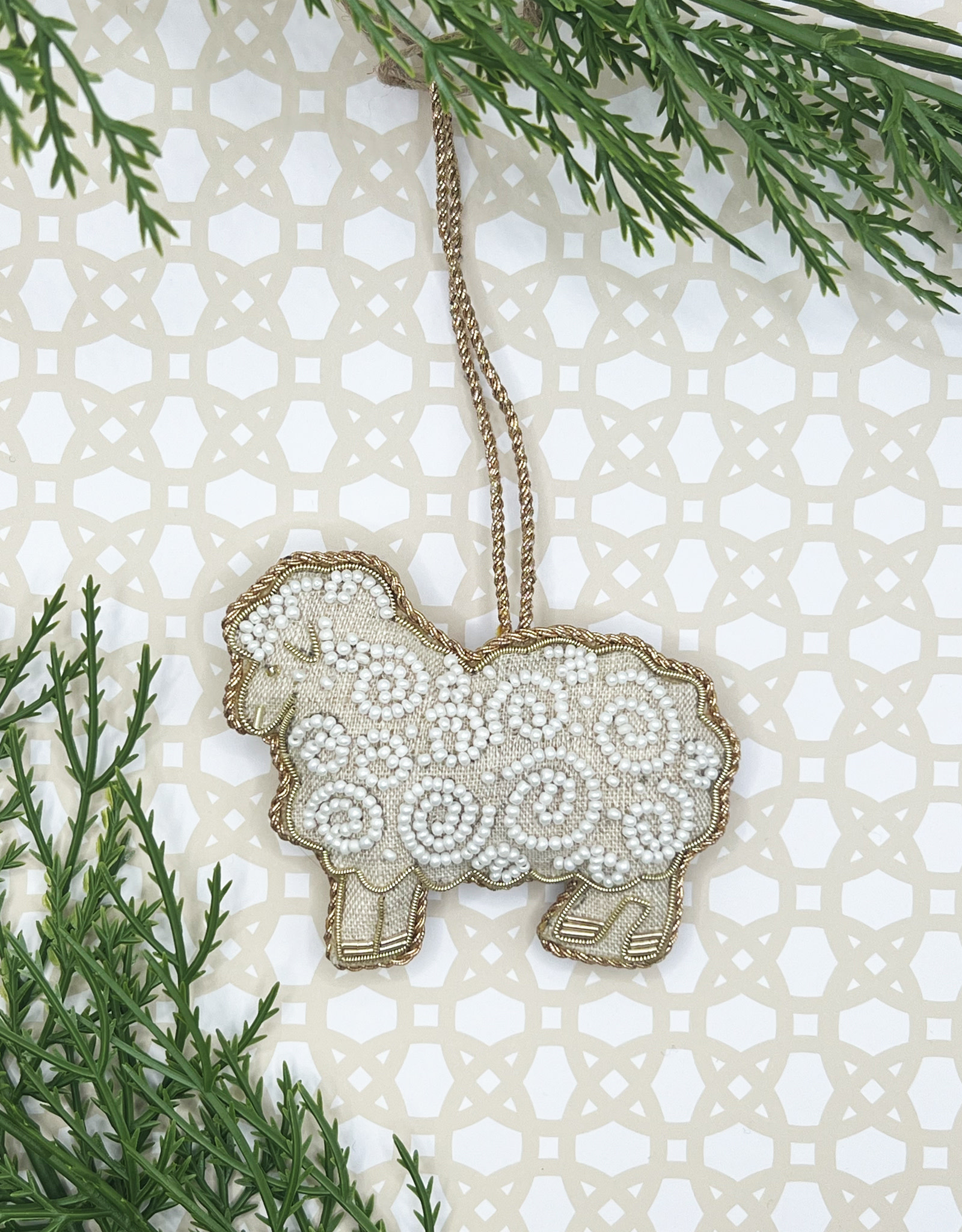 ORNAMENTS IRISH LINEN ORNAMENT - Sheep