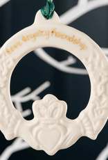 ORNAMENTS BELLEEK CLADDAGH FRIENDSHIP ORNAMENT