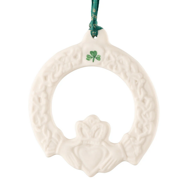 ORNAMENTS BELLEEK CLADDAGH FRIENDSHIP ORNAMENT