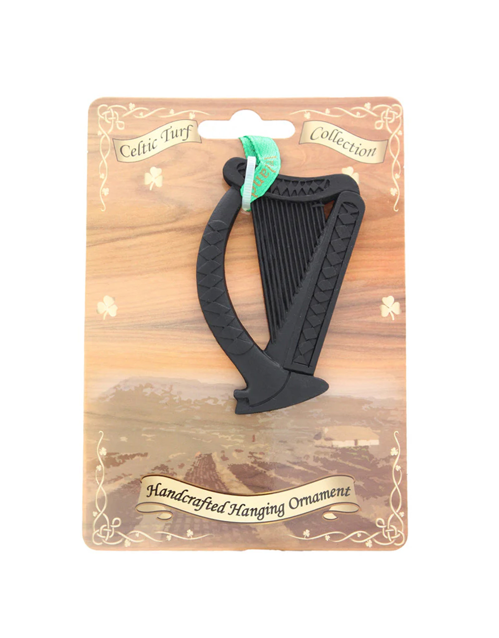ORNAMENTS IRISH TURF HANGING ORNAMENT - HARP