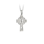 PENDANTS & NECKLACES SOLVAR STERLING FILIGREE CELTIC CROSS PENDANT