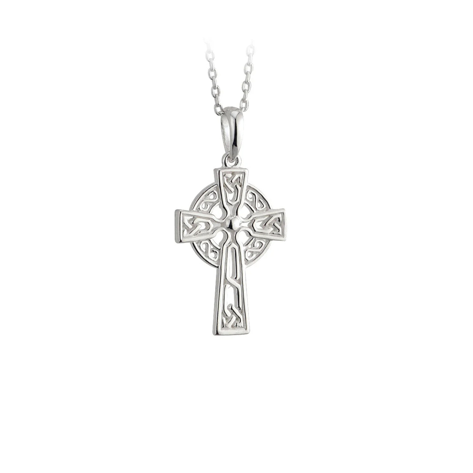 PENDANTS & NECKLACES SOLVAR STERLING FILIGREE CELTIC CROSS PENDANT