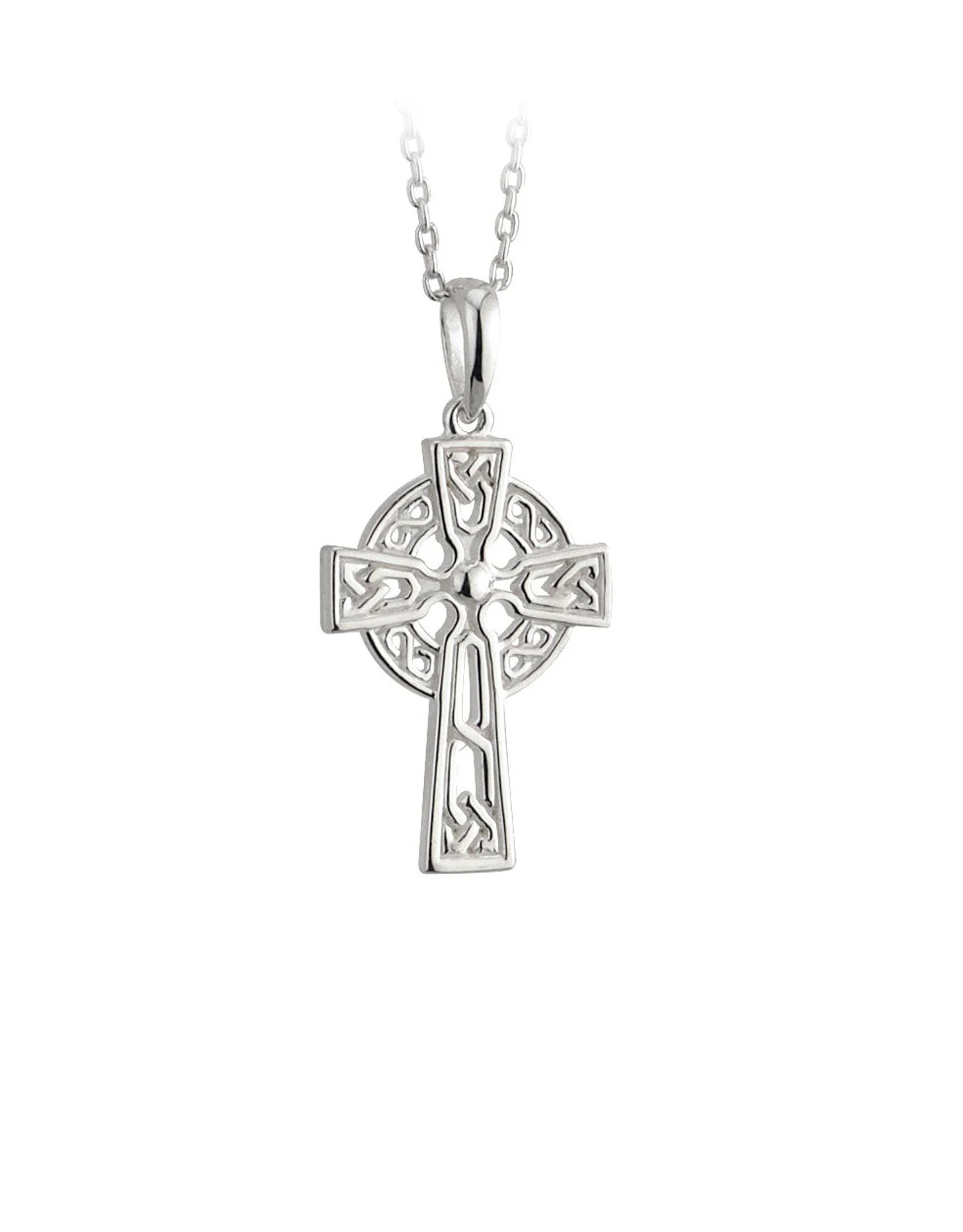 PENDANTS & NECKLACES SOLVAR STERLING FILIGREE CELTIC CROSS PENDANT