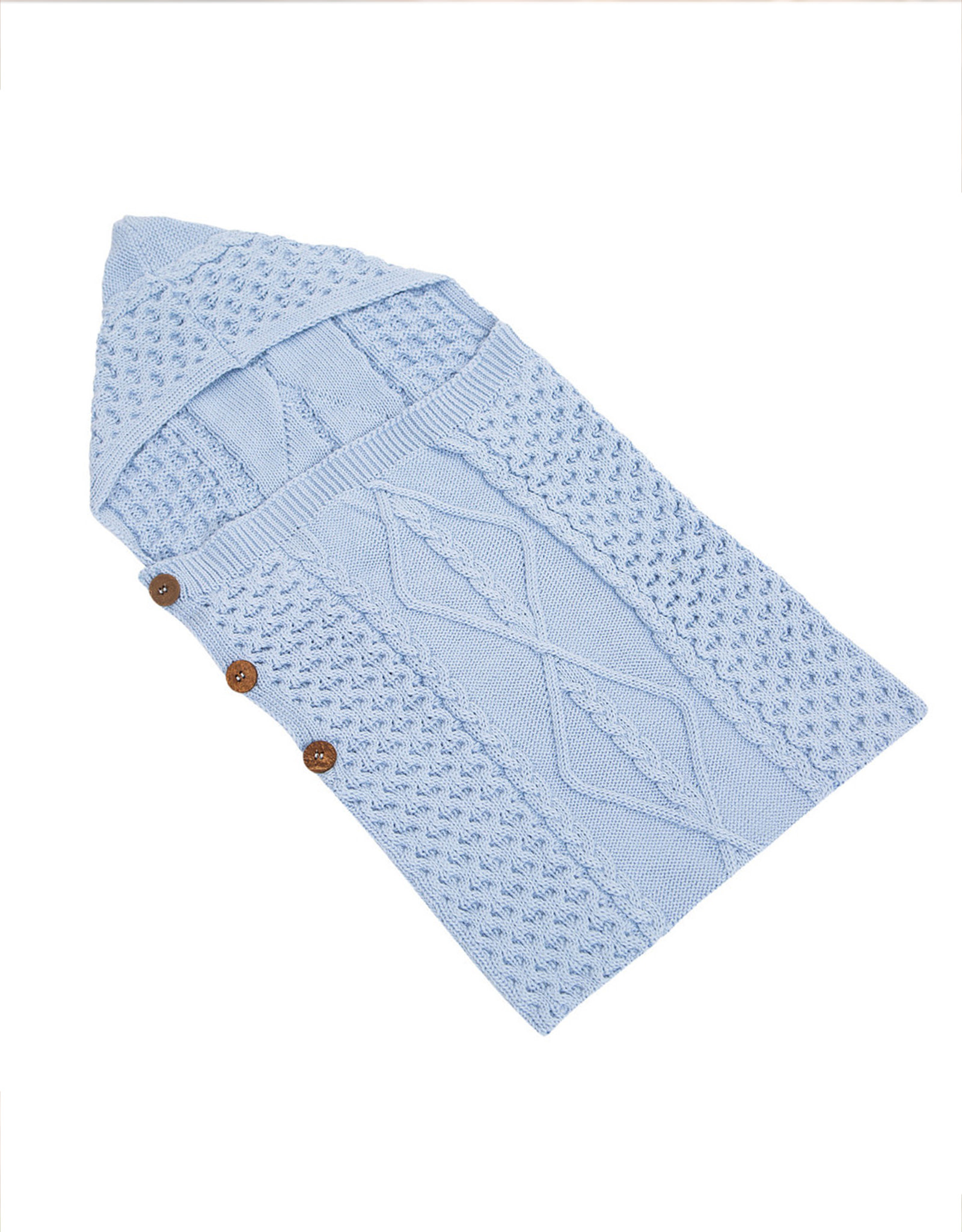 BABY ACCESSORIES SAOL BABY ARAN SLEEPING NEST - Blue