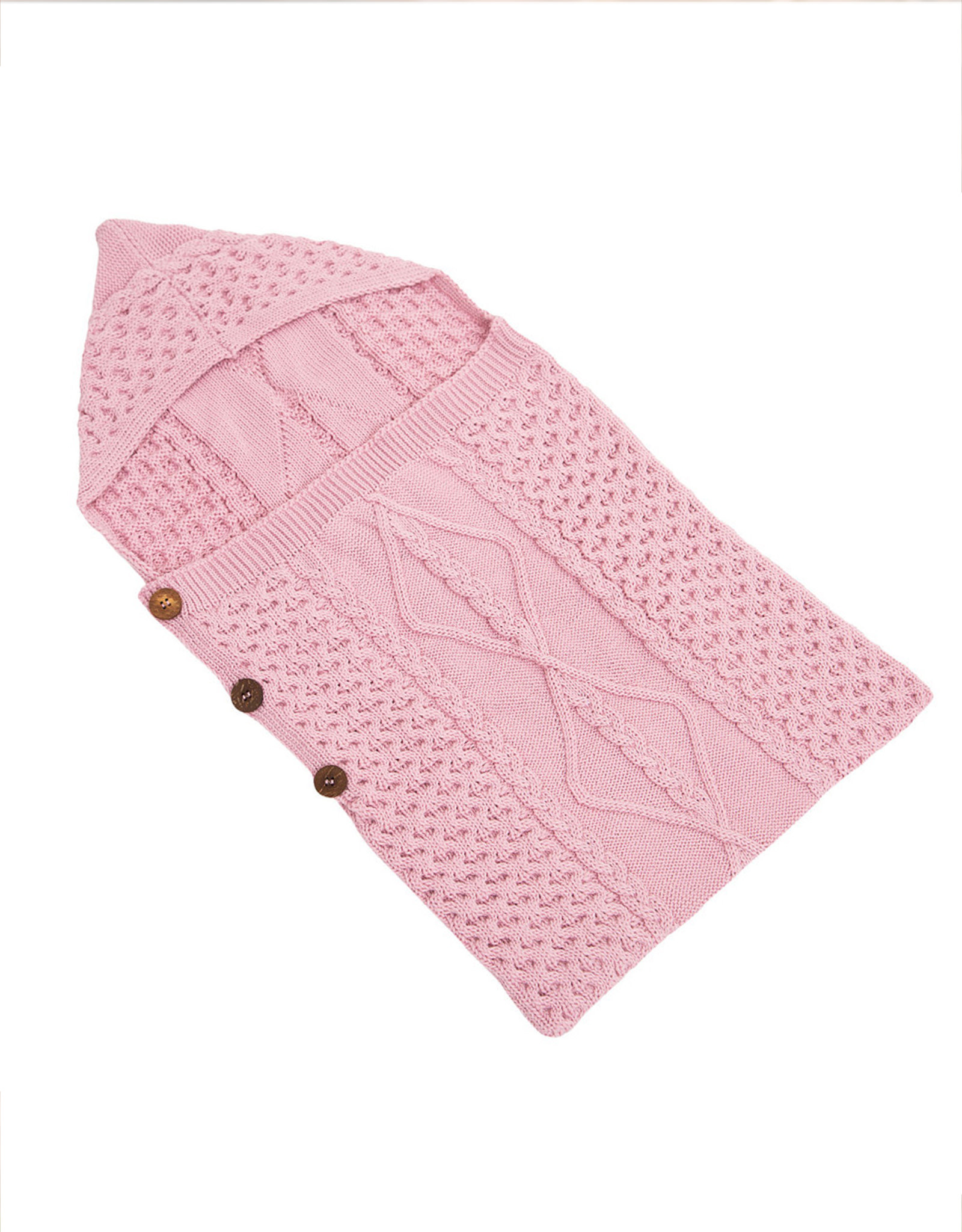 BABY ACCESSORIES SAOL BABY ARAN SLEEPING NEST - Pink