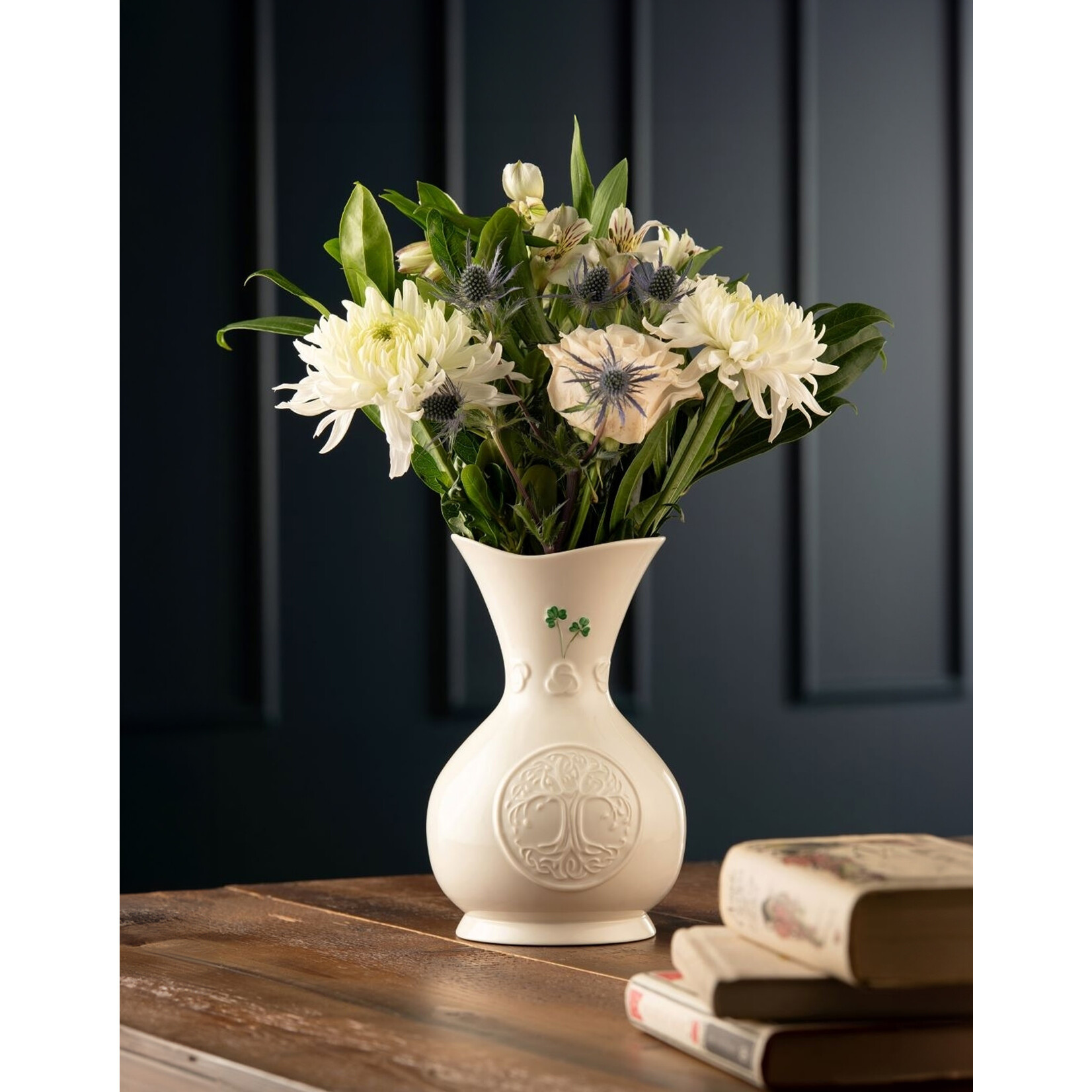 VASES & BOWLS BELLEEK TREE of LIFE VASE