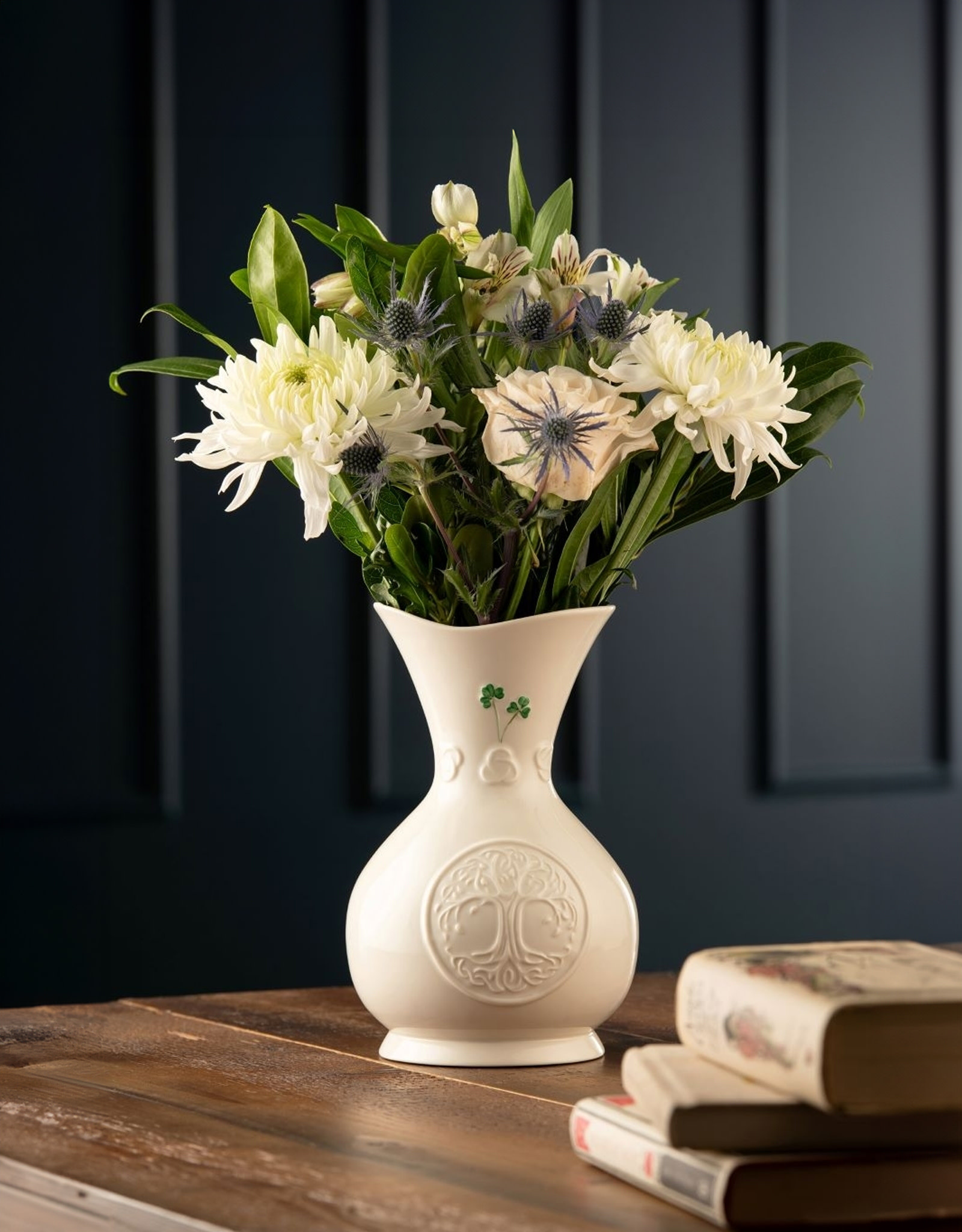 VASES & BOWLS BELLEEK TREE of LIFE VASE